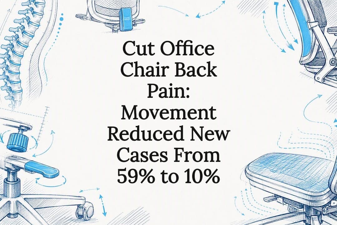 Cut Office Chair Back Pain: Movement Reduced New Cases From 59% to 10%